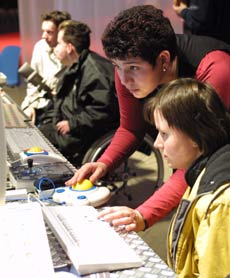 foto: begeleid leren internetten