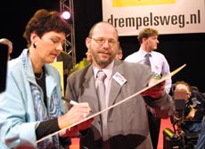 foto van de ondertekening van de intentieverklaringen