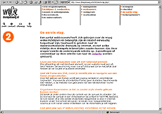 screenshot van de eerste stap