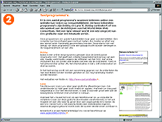 screenshot: testprogramma's